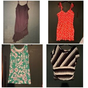 4 items at 1 price! 2 dresses & 2 tops
